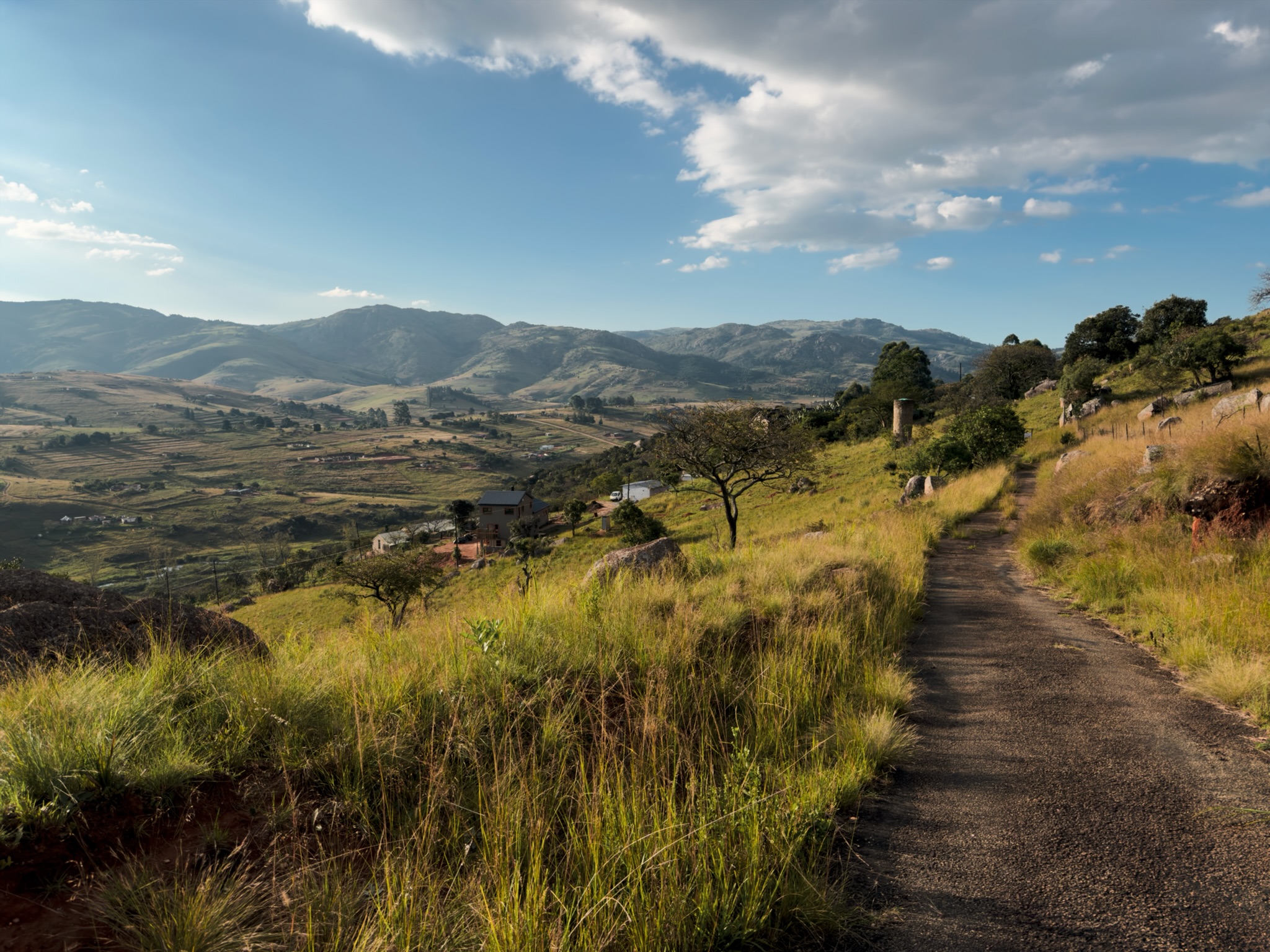 The road through eSwatini valley
